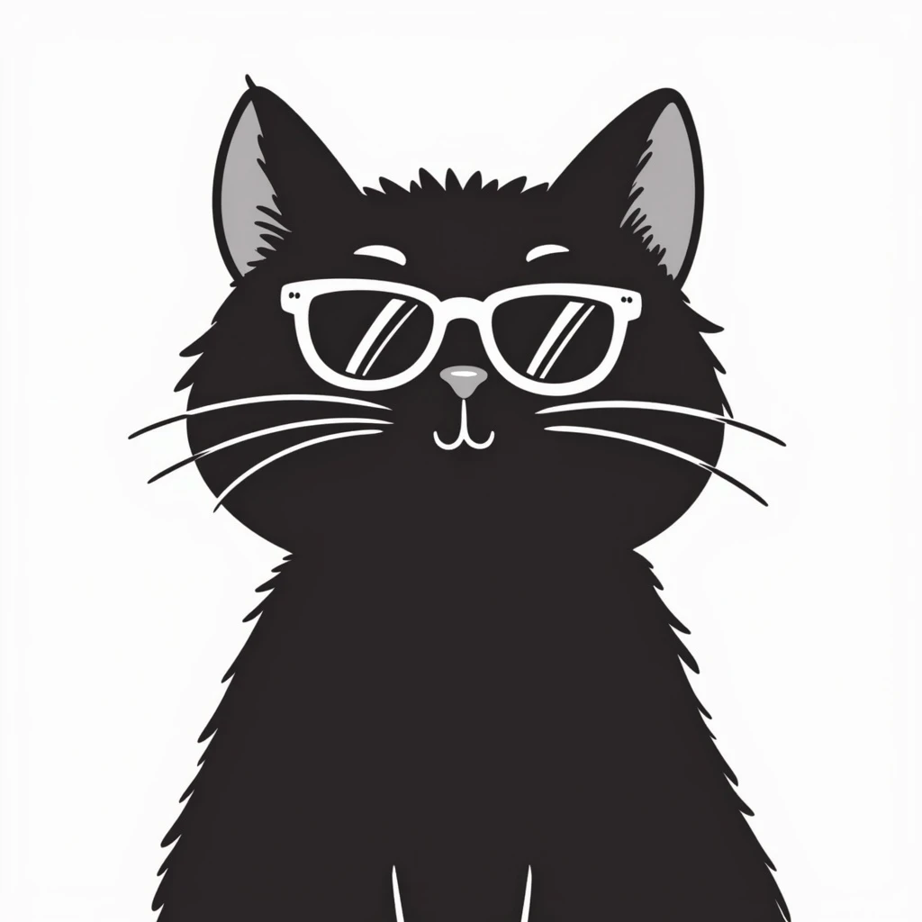 a cat wearing sunglasses emoji