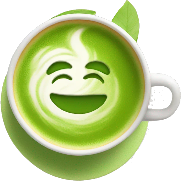 Matcha latte  emoji