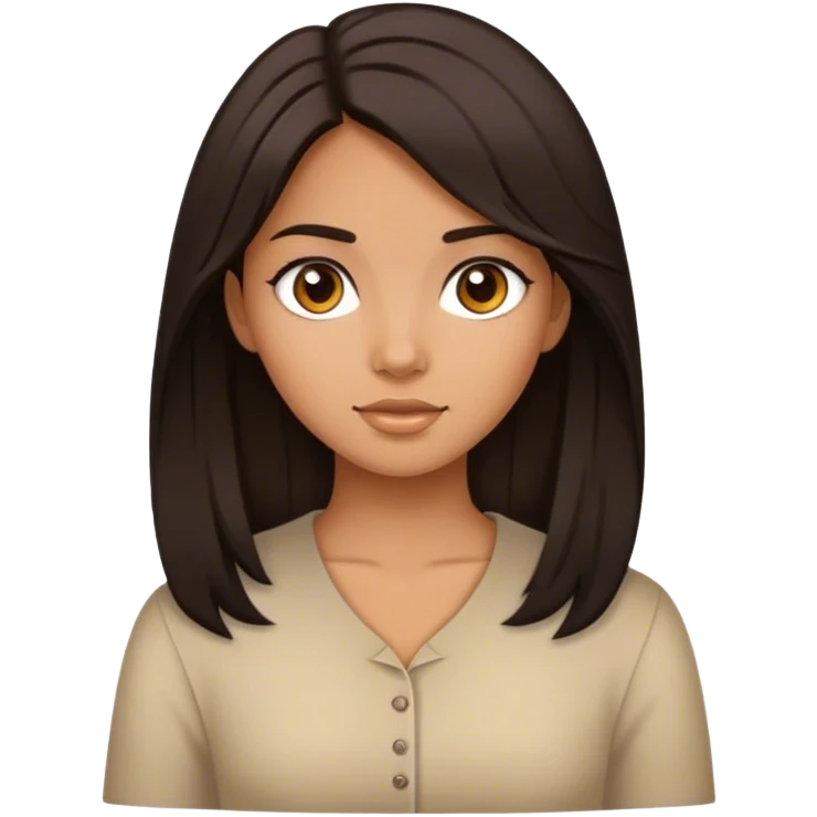 Muchacha de pelo Tula emoji