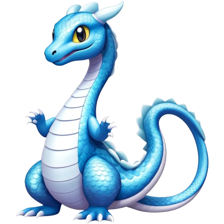 Seviper-Dragonair-Dratini-hybrid, full body, 4 legs emoji
