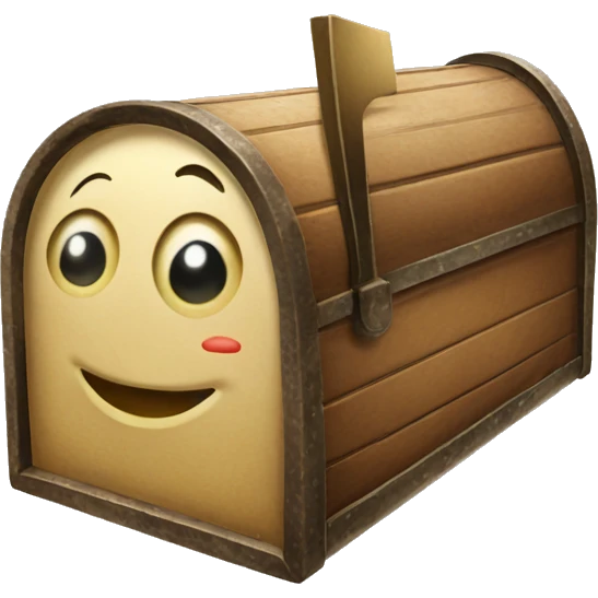 Old letter box Christmas  emoji