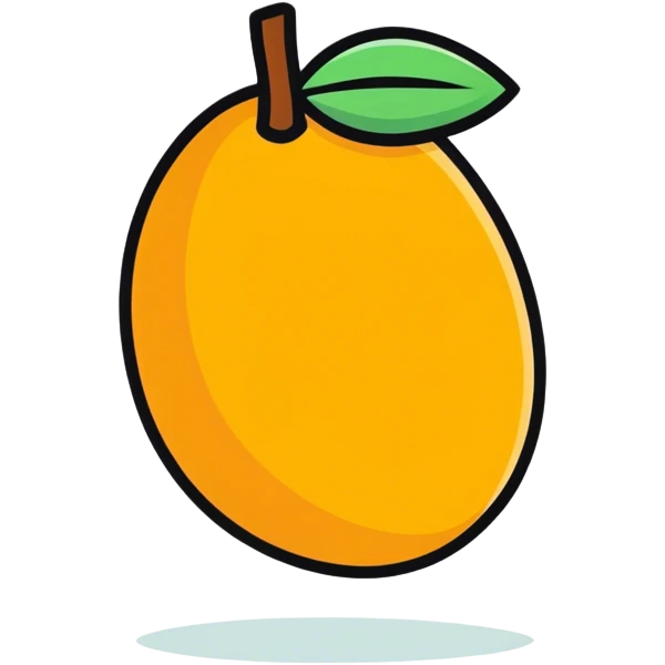 mango heart emoji