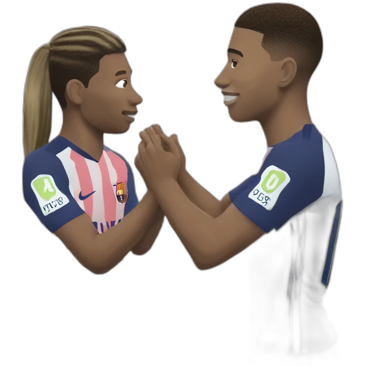 messi-petting-mbappe emoji