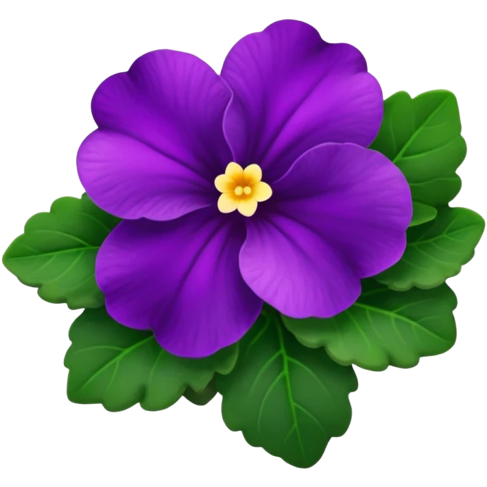 African violet emoji