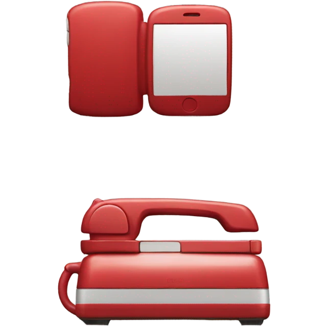 red iPhone emoji