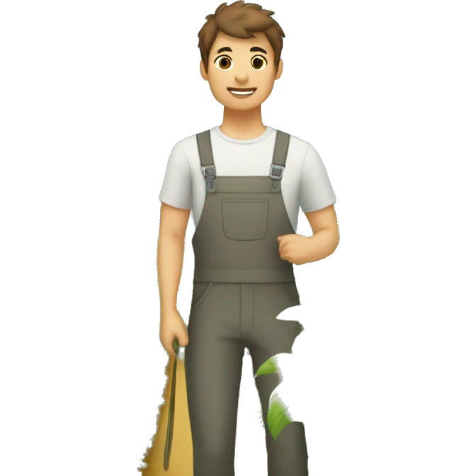 Personne travaillant dans un champs de coton  emoji