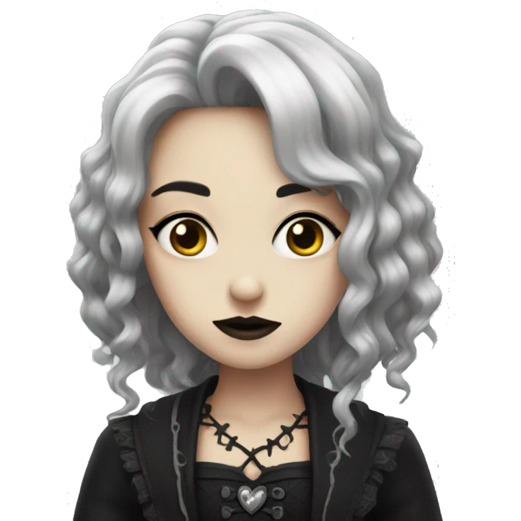 Gothic heart emoji