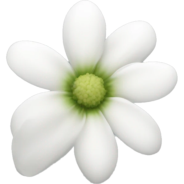 White flower  emoji