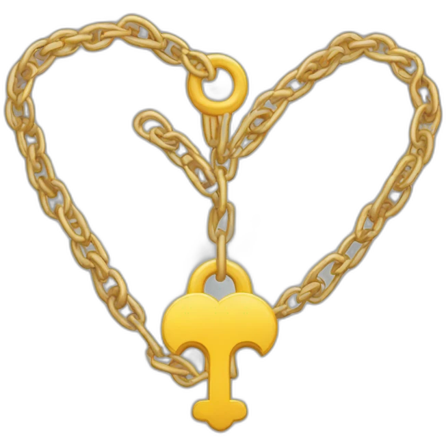 luvas com correntes emoji