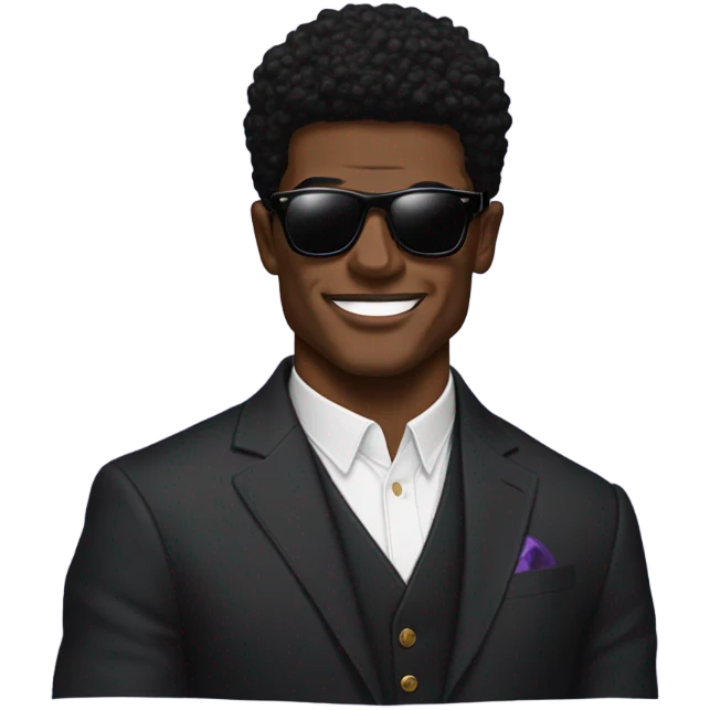 Lamar Jackson with sunglasses  emoji