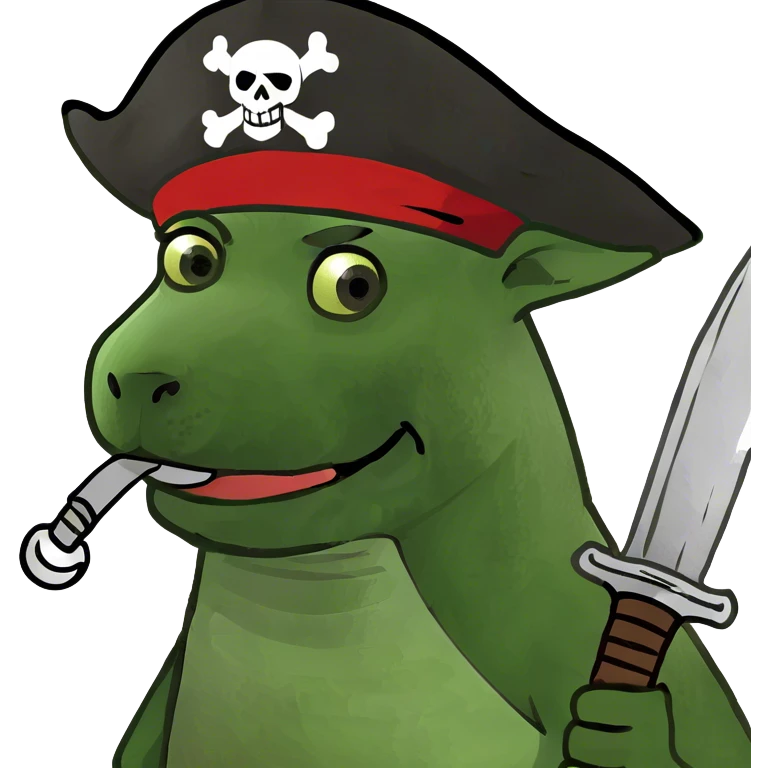 Dog with sword emoji
