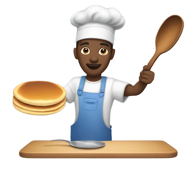Flipping a pancake  emoji