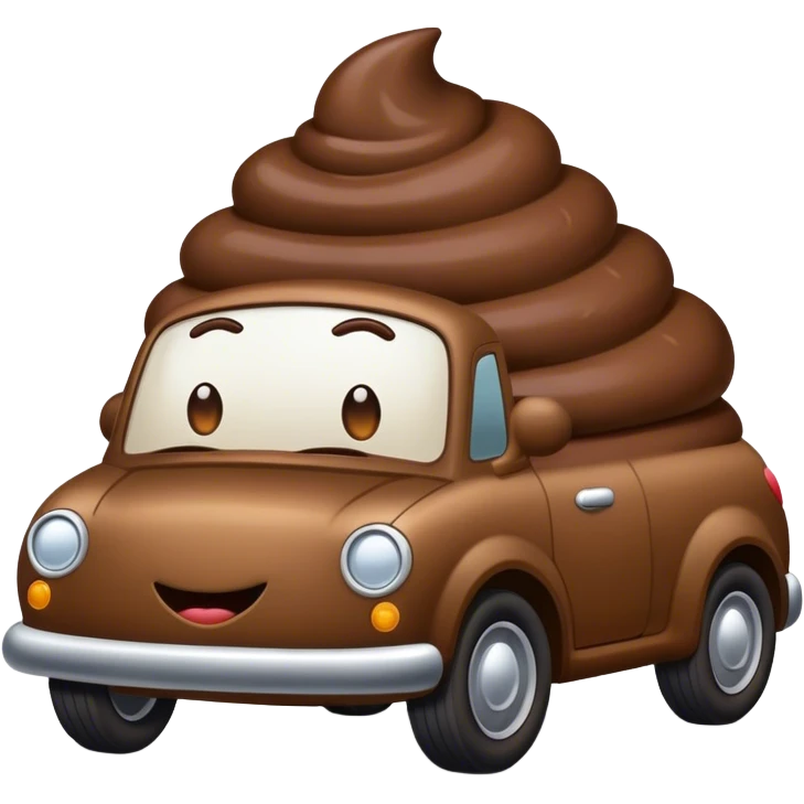 poop car emoji