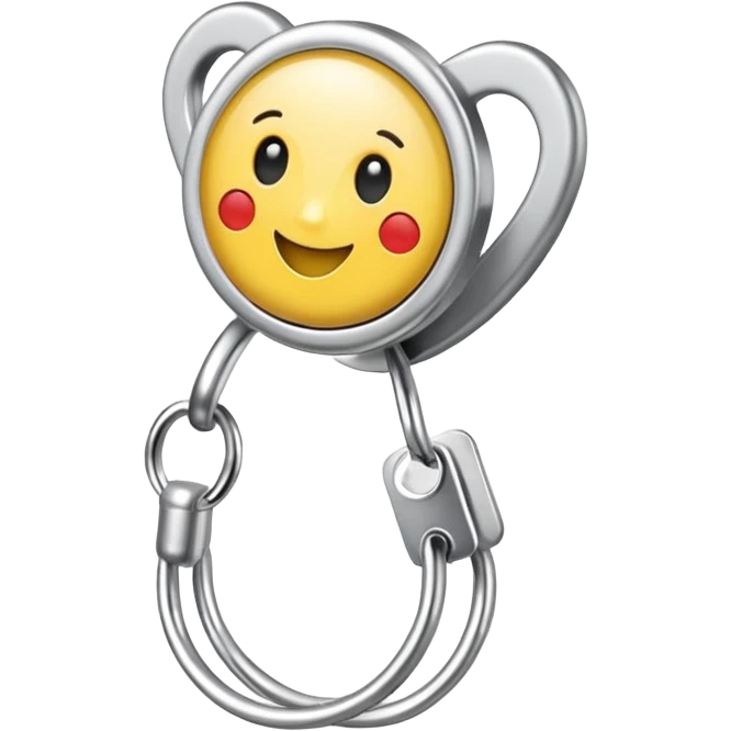 Pacifier clip  emoji