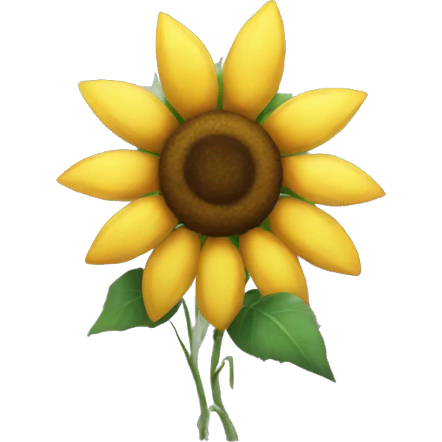 Sunflower bow emoji