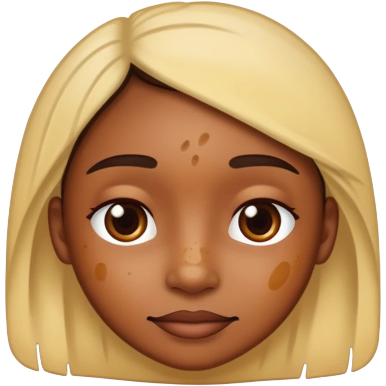 skin with hyperpigmentation emoji