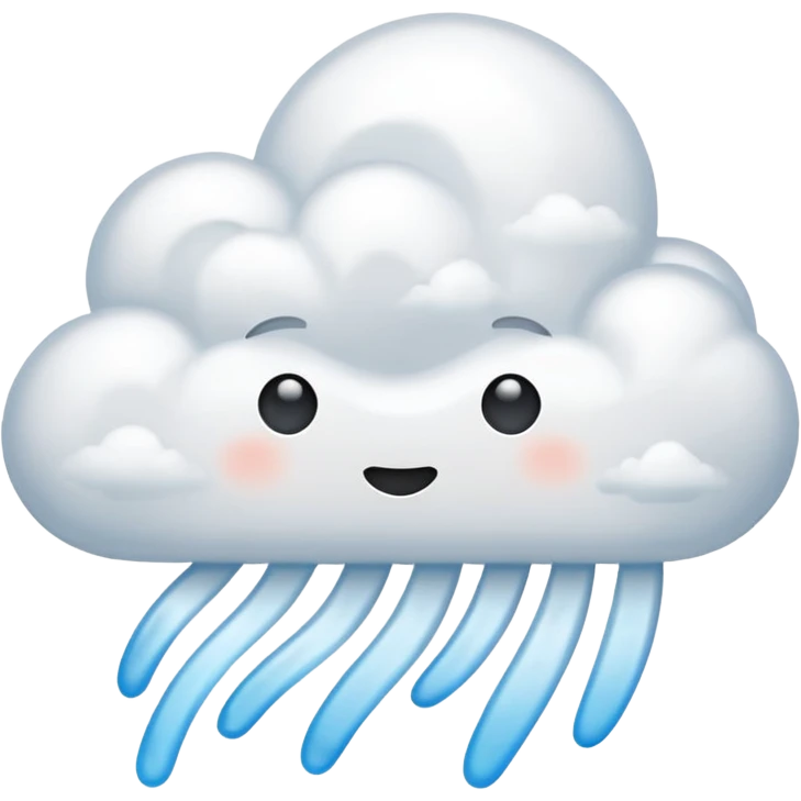cloud breathing in air  emoji