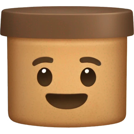 light brown body scrub pot emoji