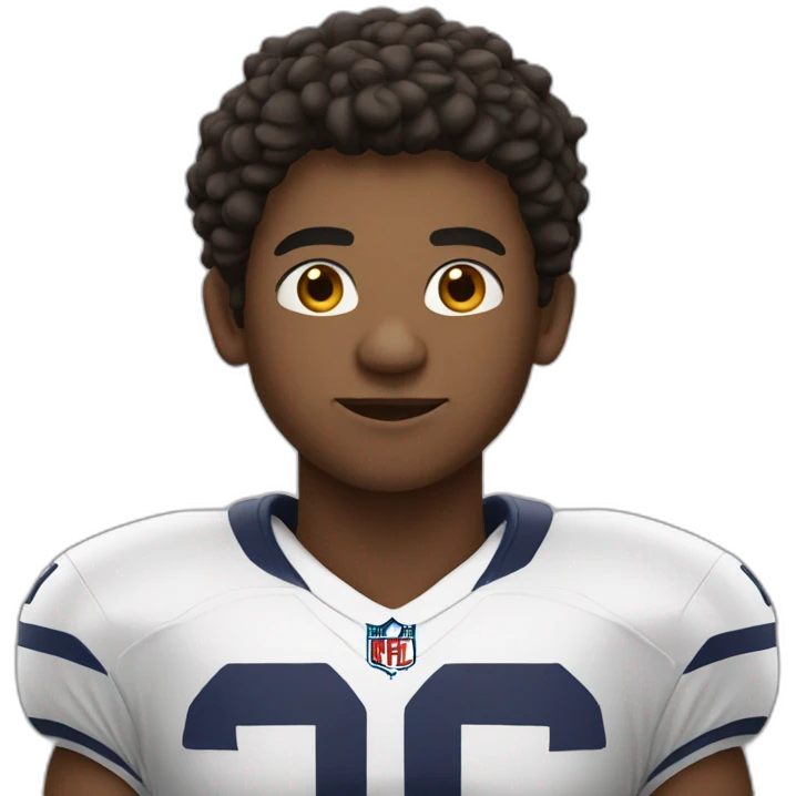 Thick football boy emoji