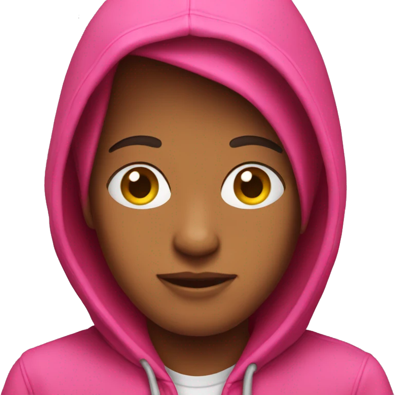 Pink hoodie emoji