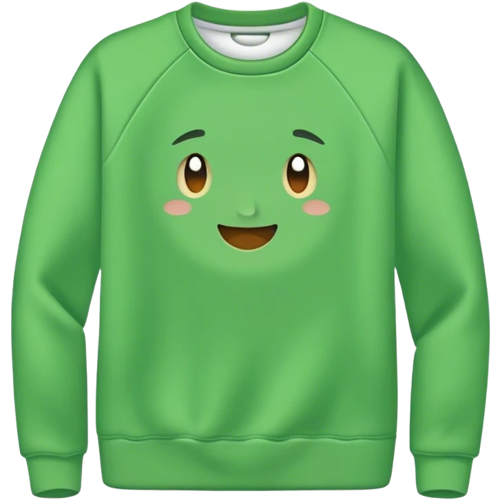 A Green Sweat shirt emoji