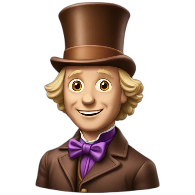 wonka chocolate emoji