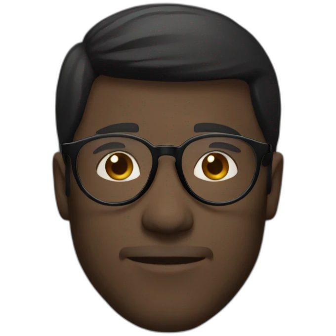 white-male-brunette-black-round-glasses emoji