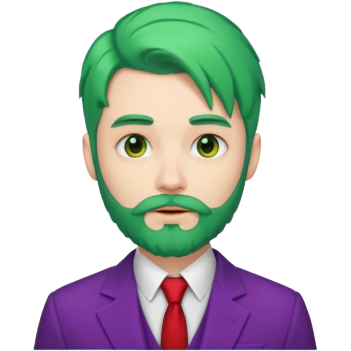 joker with beard emoji