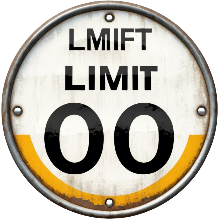 tempo 30 verkehrsschild auf strasse emoji