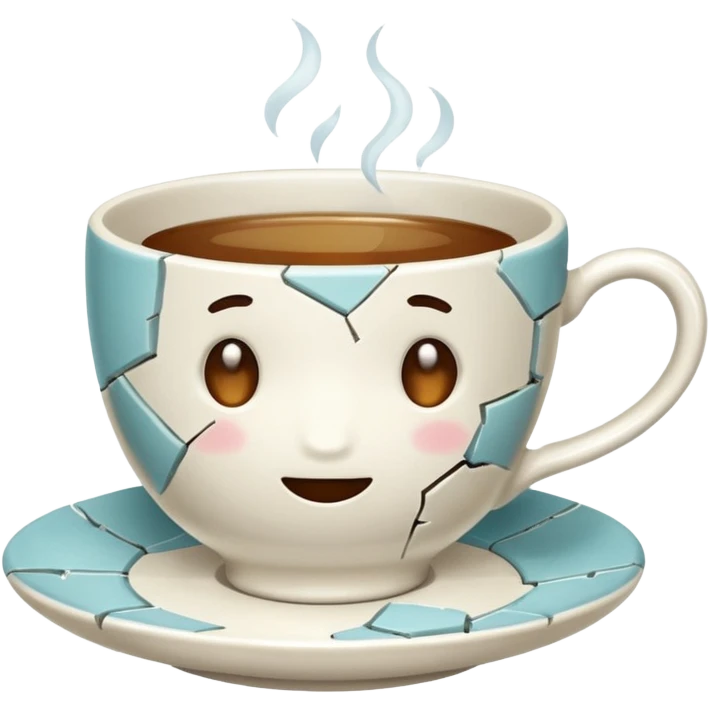 broken tea cup emoji