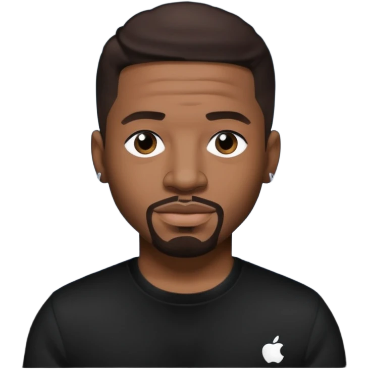 Stevie J, Record Producer (b.1973) with dark brown hair emoji