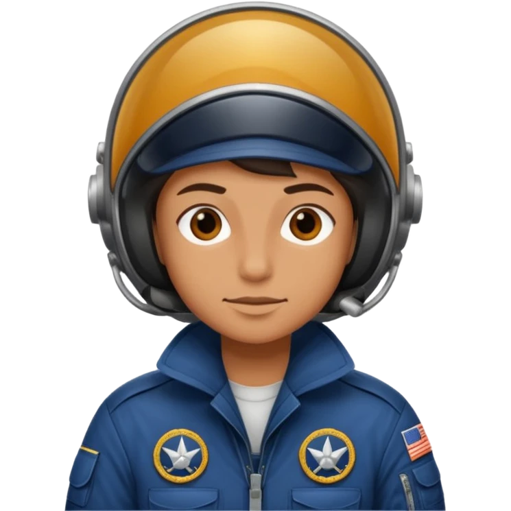 a fighter of the navy emoji