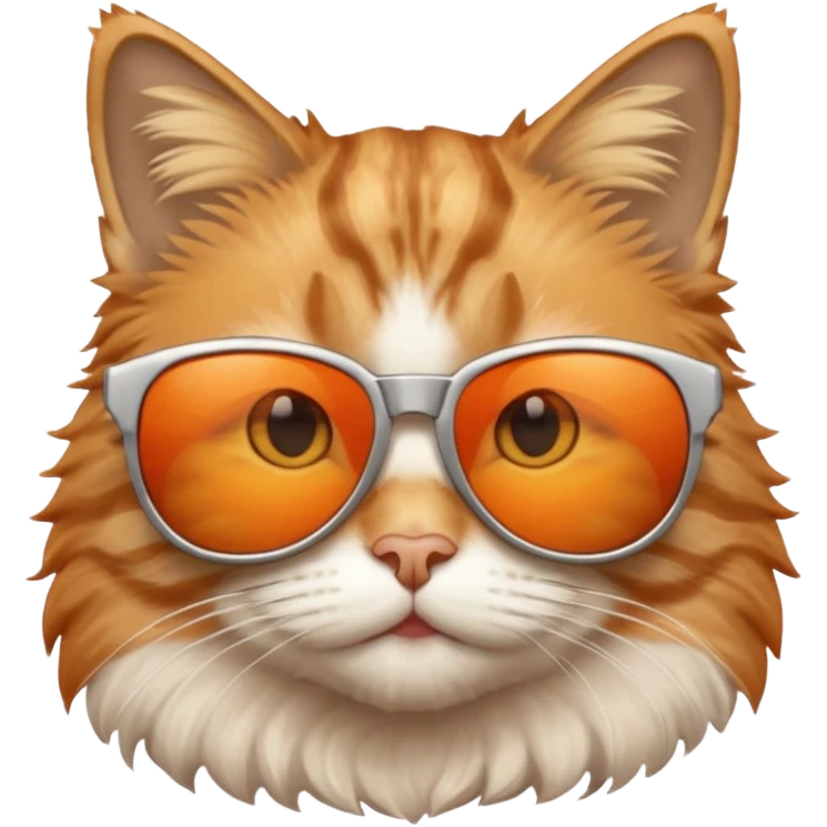 Cat wearing sunglasses emoji