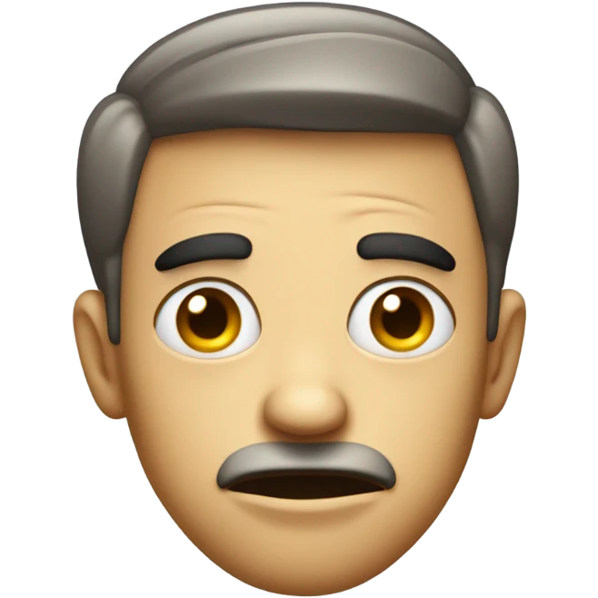 Bombastic side eye emoji