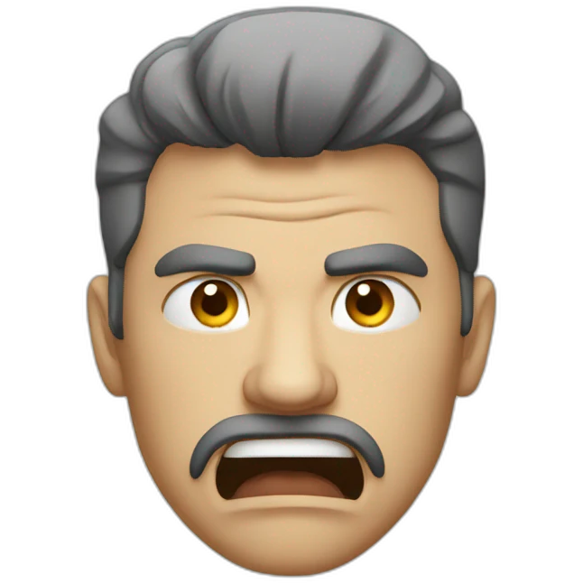 Man angry  emoji