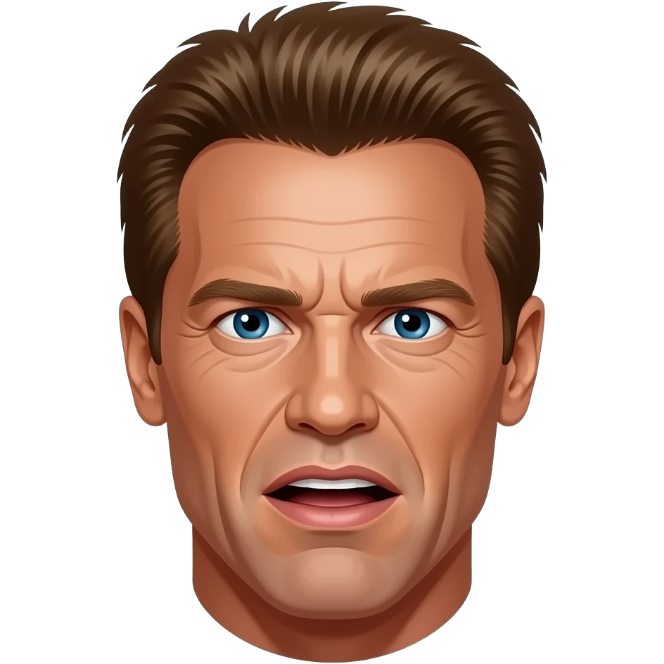 Conan the Barbarian Arnold Schwarzenegger shocked emoji
