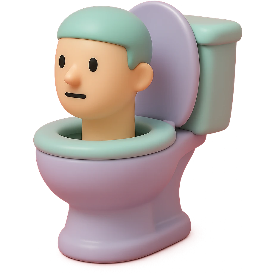 collectible toy look skibidi toilet emoji