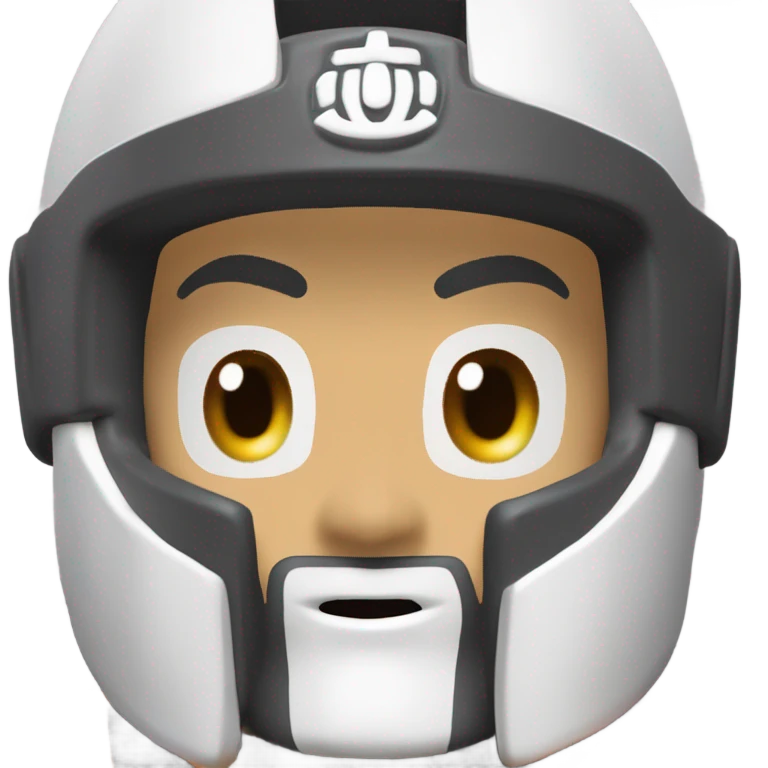 Crea un casco del gran saiyaman un persoaje de dragon ball z emoji