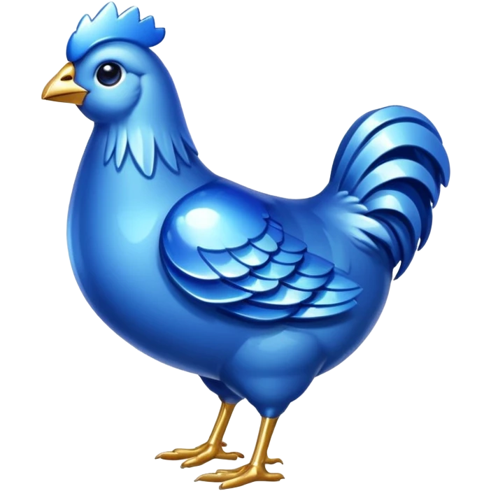Sapphire Gem hen emoji