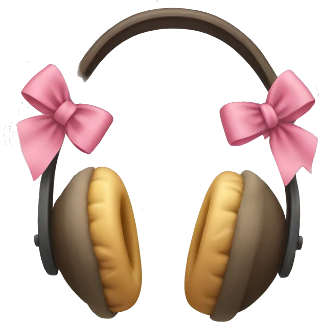 Earmuffs with bows emoji