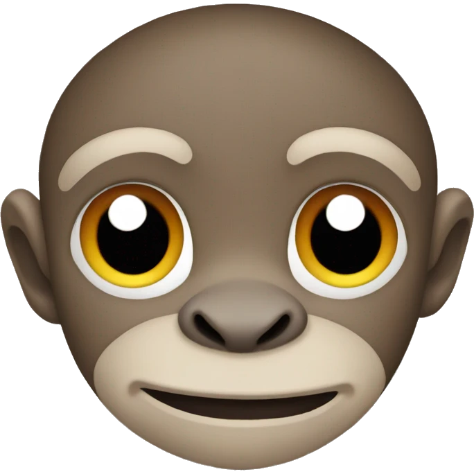 Monkey with boy face emoji