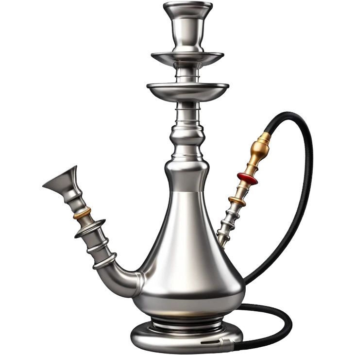 stainless steel hookah  emoji