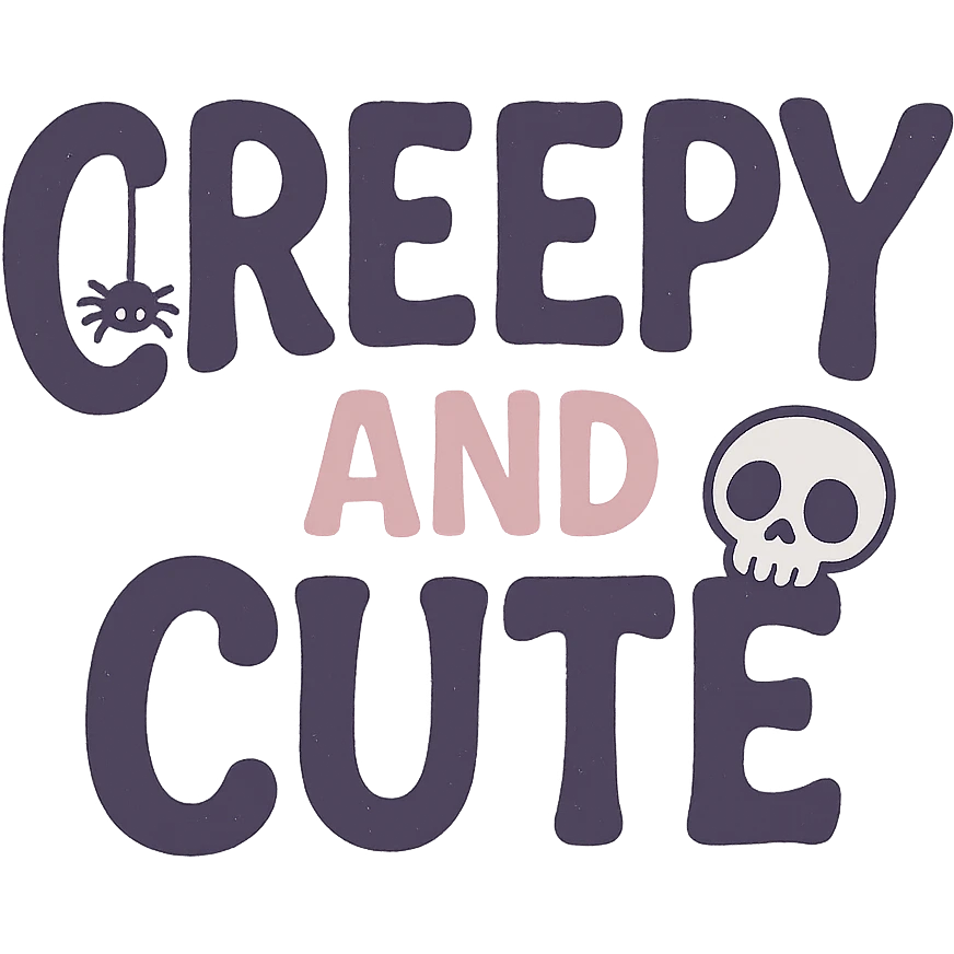 Creepy and cute text emoji