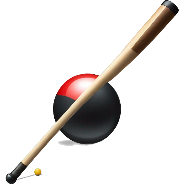billiards with cue emoji