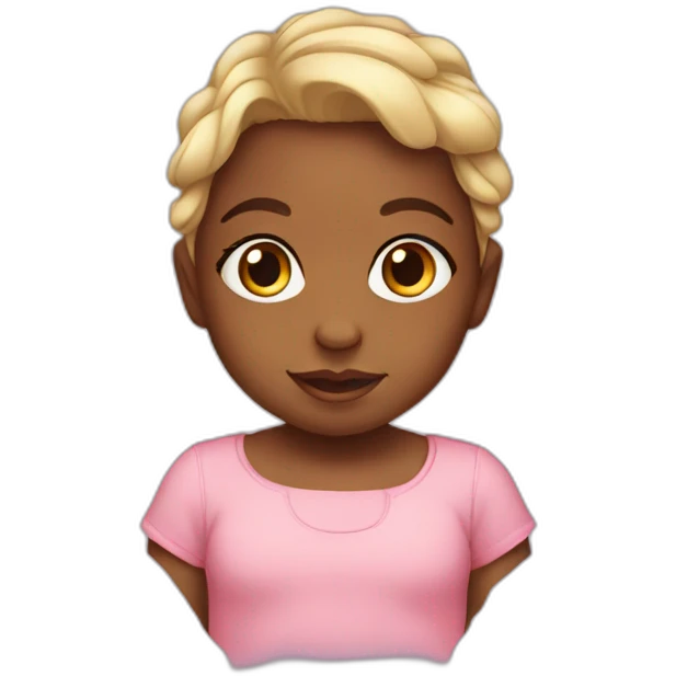 Baby girl hub emoji