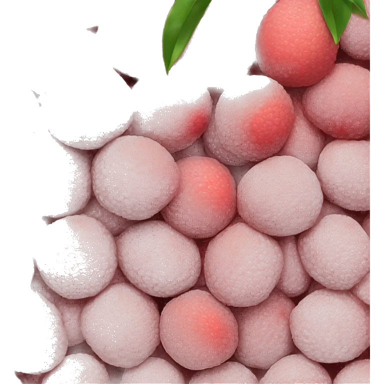 Lychee emoji