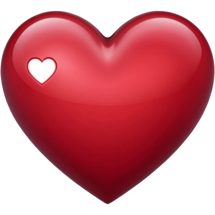 Corazón de color vino tinto emoji