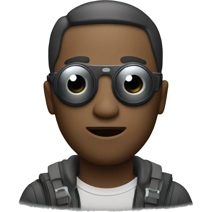 BLIND MAN whith photocamera emoji