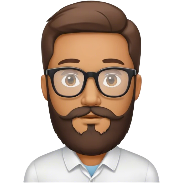 Man with beard and specs emoji