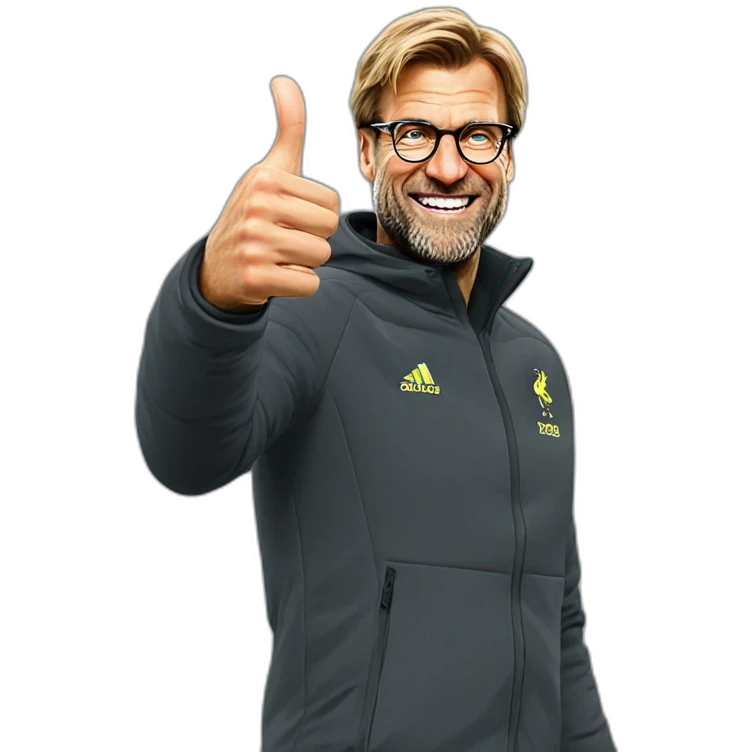 jurgen klopp thumb up emoji